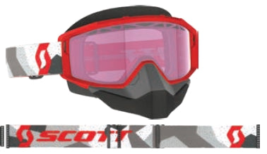 Camo White/Red / Rose Lens