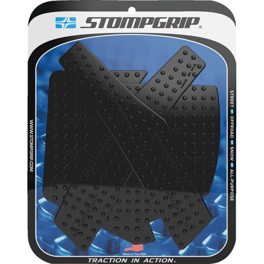 Stompgrip 55-10-0190B Volcano Profile Traction Tank Grip - Street - Black