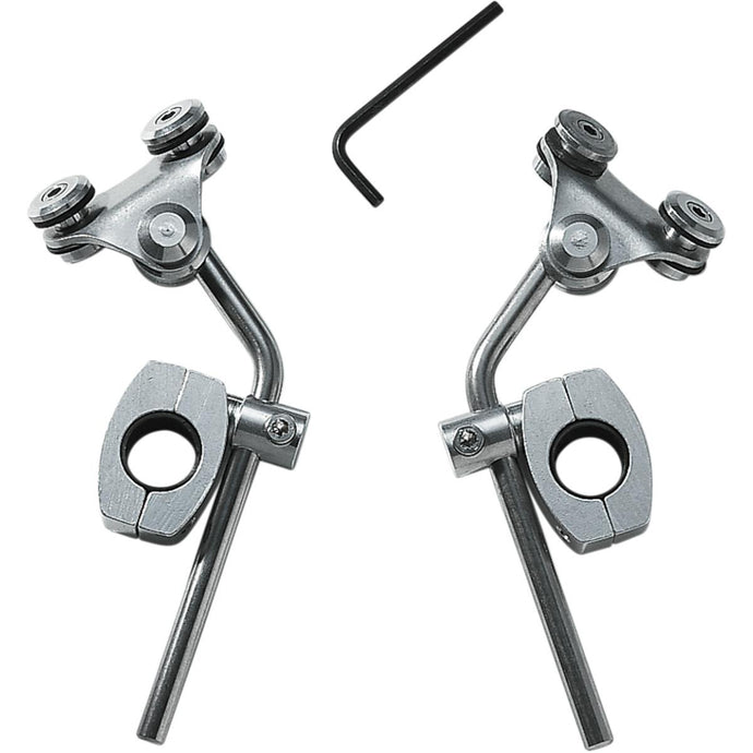 Memphis Shades MEM9902 Replacement Mounting Hardware Kit for Demon, Shooter, Classic Deuce, Hell Cat Windshields