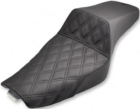 Saddlemen 807-11-172 Step-Up Front Lattice Stitch Seat - Black