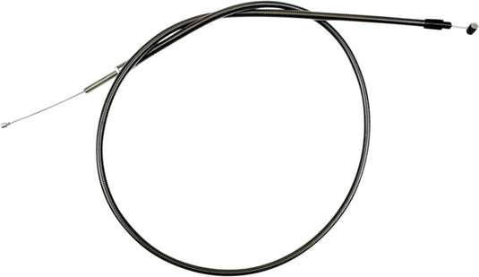 Magnum 42324 Braided Clutch Control Cable - +4in. - Black Pearl