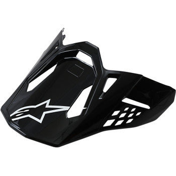 Alpinestars Visor for S-M10/S-M8 Helmets - Gloss Black