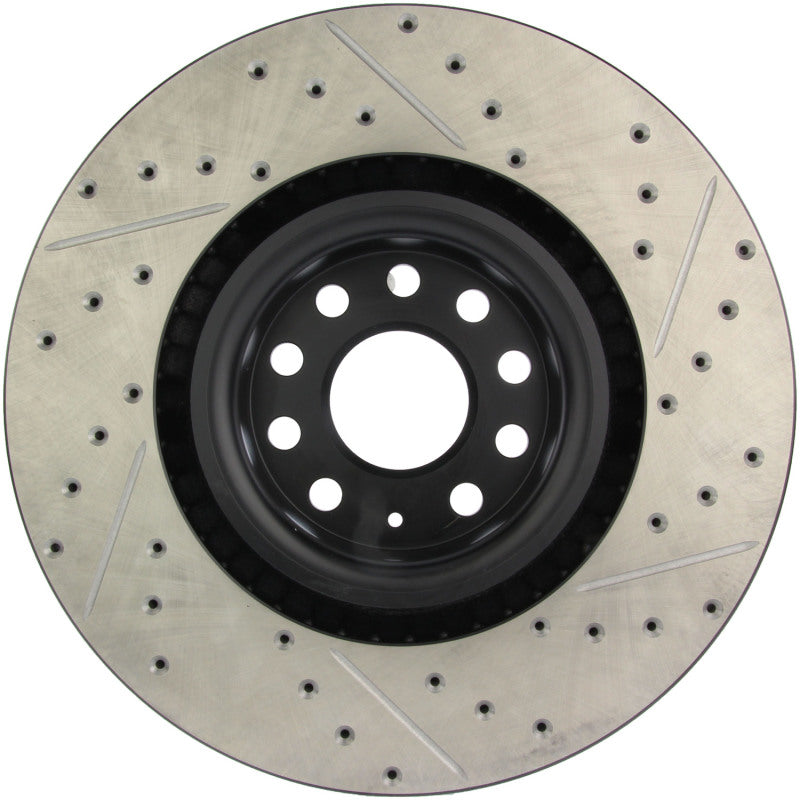 Load image into Gallery viewer, Stoptech 127.33112R ST Slot &amp; Drill Brake Rotors
