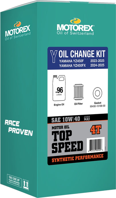 Motorex 311246 Top Speed Oil Change Kit - 0.96L - 10W/40