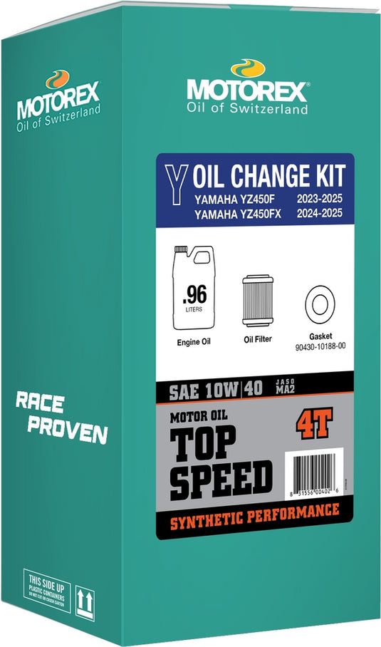 Motorex 311246 Top Speed Oil Change Kit - 0.96L - 10W/40