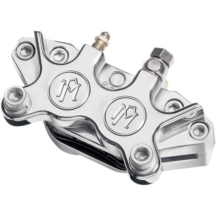 Performance Machine 0052-2400-P Replacement 4 Piston Caliper for Classic Caliper Kits 125 x 4R - Polished
