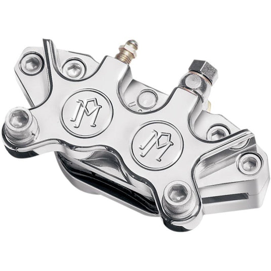 Performance Machine 0052-2400-P Replacement 4 Piston Caliper for Classic Caliper Kits 125 x 4R - Polished