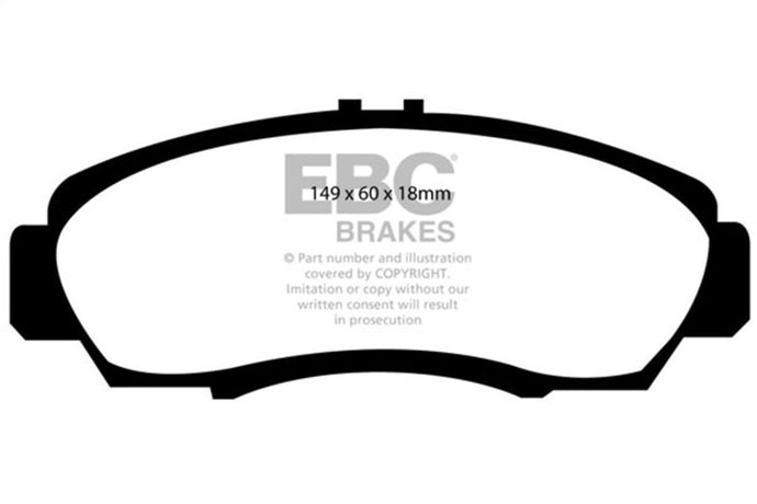 Ebc DP21610 EBC Greenstuff Brake Pad Sets