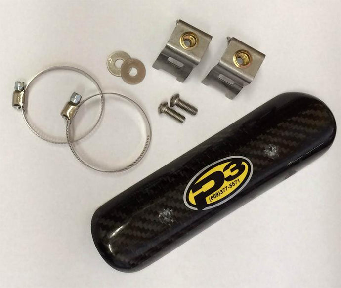 P3 209090 Header Heat Shield - Carbon Fiber