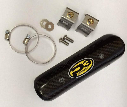 P3 209090 Header Heat Shield - Carbon Fiber