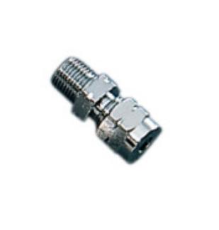 Drag Specialties DS-246050 Chrome Rocker Oil Line Tube Fitting