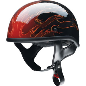 Z1R CC Beanie Hellfire Helmet Red Black