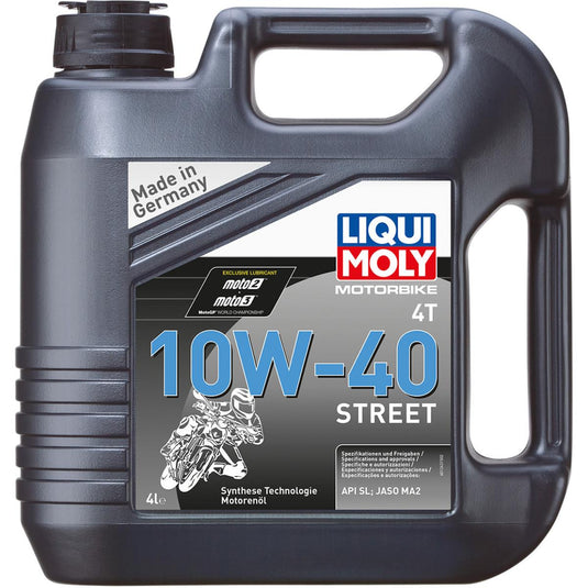 Liqui Moly 20302 4T Synthetic Street Motor Oil - 10W-40 - 20L