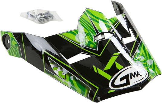 G-Max Visor for MX-46Y Youth Helmets - Hooper Black/Green
