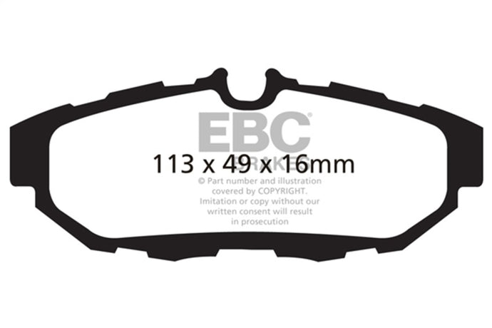 Ebc DP31870C EBC Redstuff Brake Pad Sets