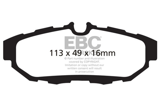 Ebc DP31870C EBC Redstuff Brake Pad Sets