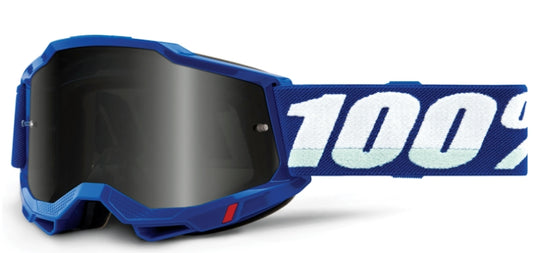 100% Accuri 2 Sand Goggles (One Size Fits Most, Blue / Smoke Lens)