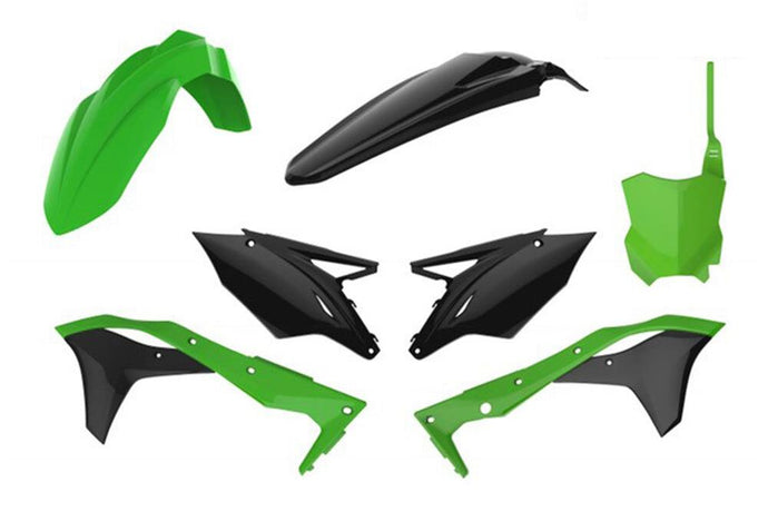 Polisport 90836 Plastic Kit - Green/Black