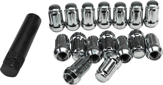 Awc RLUG-CS20C 12mm x 1.50 Splined Tapered Lug Nut with Key - 16 pack