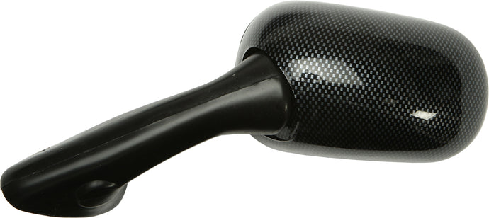 Emgo 20-87092 OEM Style Mirror - Carbon Fiber Finish - Left
