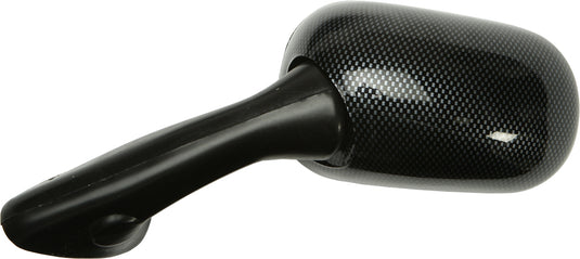 Emgo 20-87092 OEM Style Mirror - Carbon Fiber Finish - Left