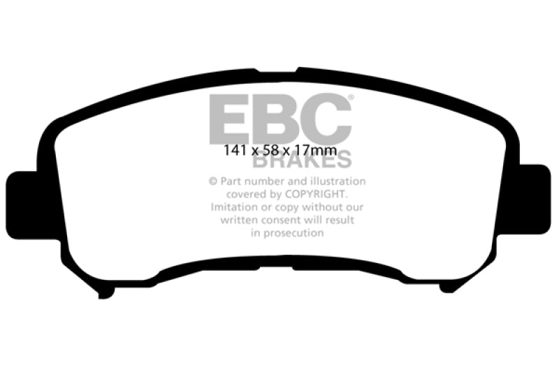 Load image into Gallery viewer, Ebc DP41954R EBC Yellowstuff Brake Pad Sets
