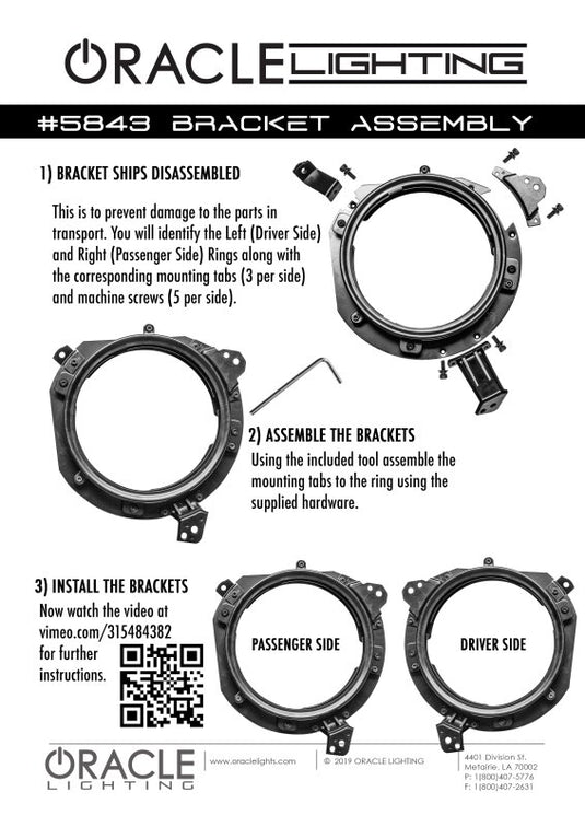 Oracle Lighting 5843-504 ORL Headlight Bezels