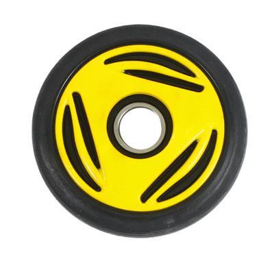 Ppd Group R0135F-2-401A Idler Wheel - 5.38in. x 25mm - Yellow
