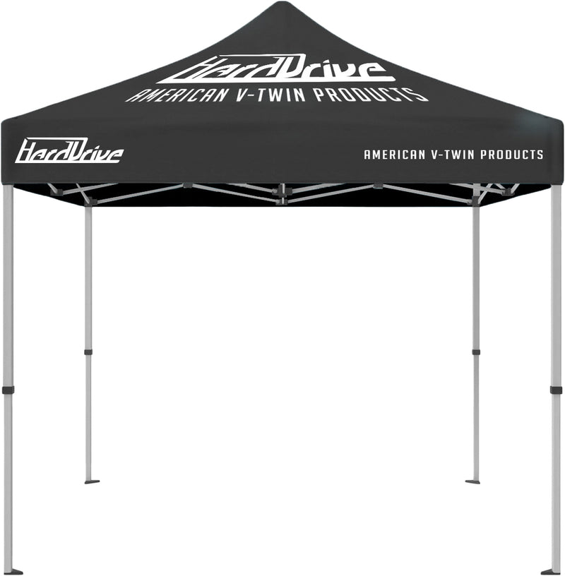 HardDrive HYG-009-HD Canopy - 10X10 - Black/White with Logo