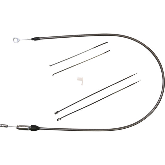 Magnum 4234HE Alternate Length Black Pearl Quick Connect Braided Upper Clutch Cable - 34in.