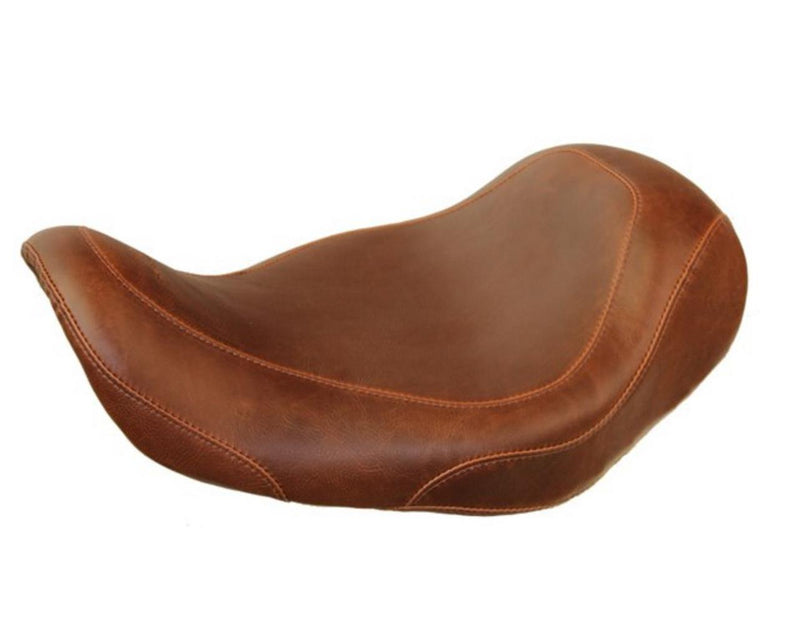Mustang 76702 Wide Tripper Solo Seat - Smooth - Brown