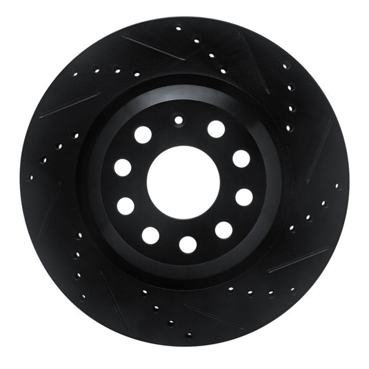 R1 Concepts 633-74030R RNC Brake Rotor - Drill & Slot