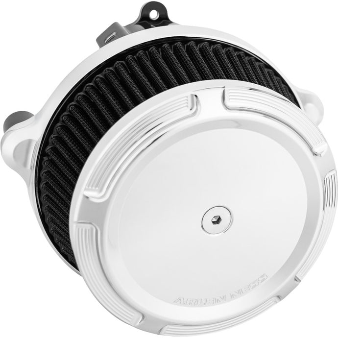 Arlen Ness 600-304 Big Sucker Stage I Air Filter Kit - Beveled - Chrome