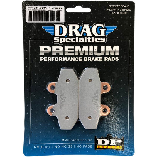 Drag Specialties 1721-2725 Premium Sintered Metal Brake Pads
