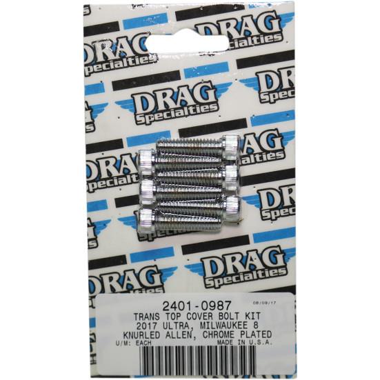 Drag Specialties 2401-0988 Transmission Top Cover Bolt Kit - Smooth