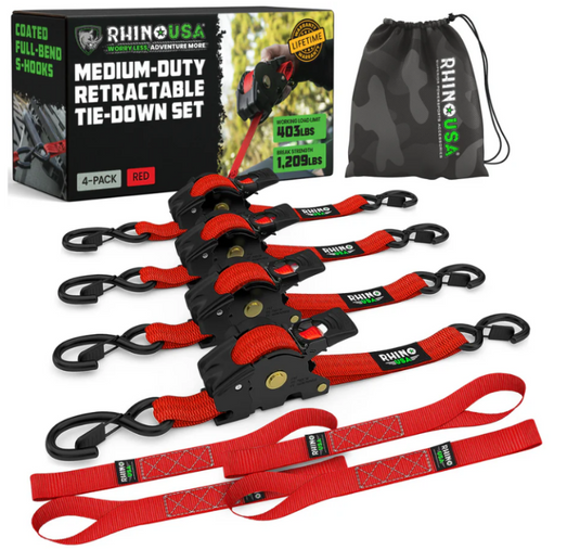 Rhino Usa TD-RSRE1X10-RED-R RSA Straps