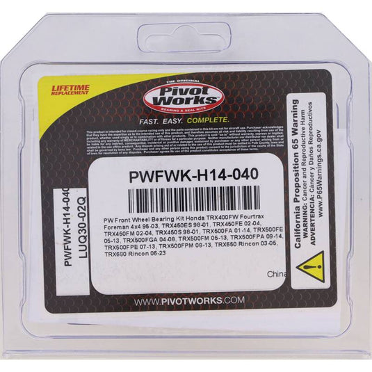 Pivot Works PWFWK-H14-040 PIV Wheel Bearing Kit