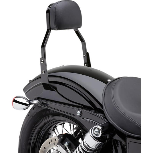 Cobra 602-1101B Mini Square Sissy Bar - Black Powder-Coated