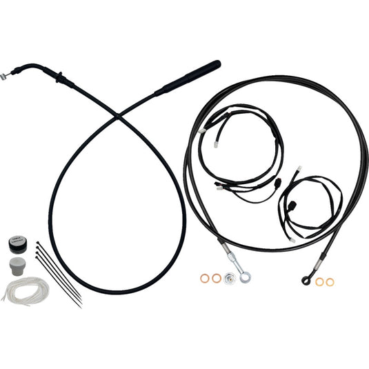 Fat Baggers, Inc. 249016-B EZ Install Upper Clutch Cable Kit - 16in. - Black