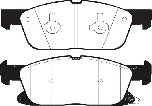 Ebc DP43072R EBC Yellowstuff Brake Pad Sets