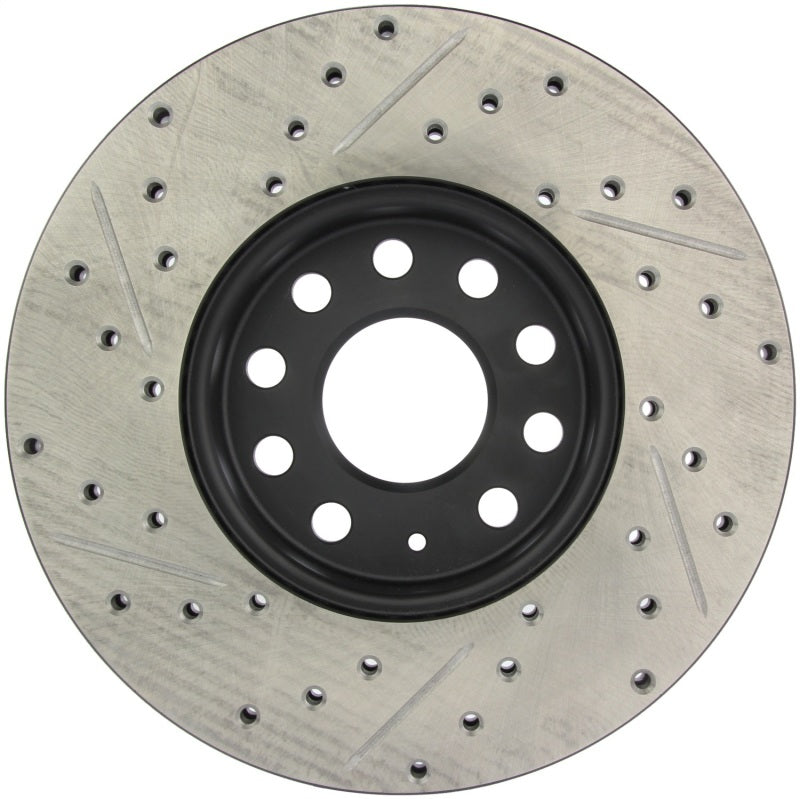 Load image into Gallery viewer, Stoptech 127.33110L ST Slot &amp; Drill Brake Rotors
