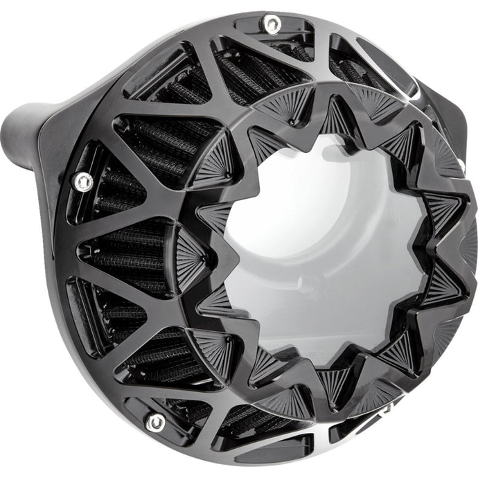 Arlen Ness 600-233 Crossfire Air Cleaner - Black Anodized