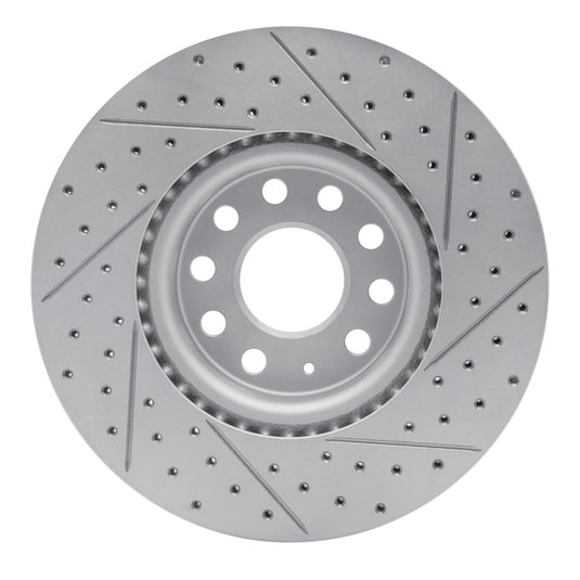 R1 Concepts 830-74053L RNC Geo-Carbon Rotor - Drill & Slot