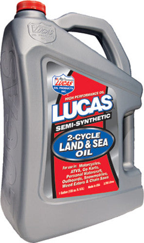 Lucas Oil 10557 Land and Sea 2T Oil - 1gal.
