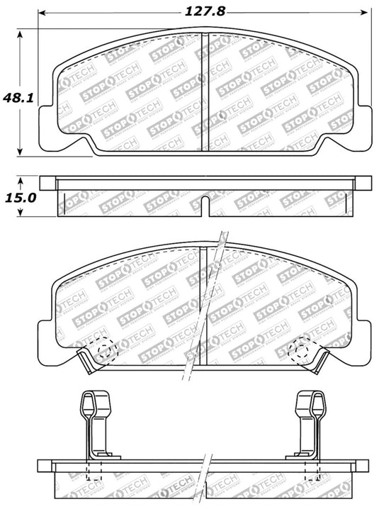 Stoptech 309.02730 ST Sport Brake Pads