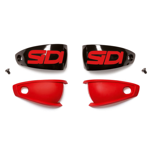 Sidi 145 Asymmetric Heel Cup - Black/Red/Red