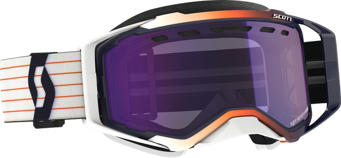 Blue/White / Light Sensitive Blue Chrome Lens