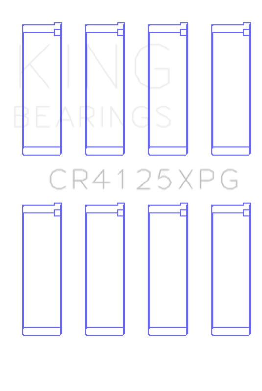 King Engine Bearings CR4125XPG KING Performance Rod Bearings