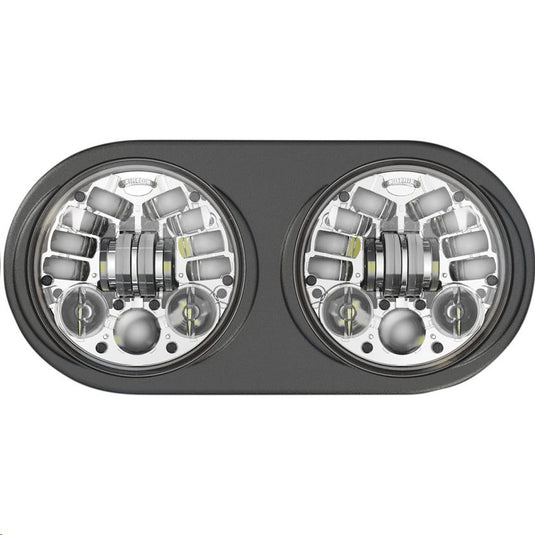 Custom Dynamics PB-RG13A-C LED Adaptive Headlamps For Road Glide - Chrome