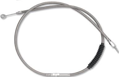 Drag Specialties 0652-1544 Alternative Length Braided High Efficiency Clutch Cable - 55in.